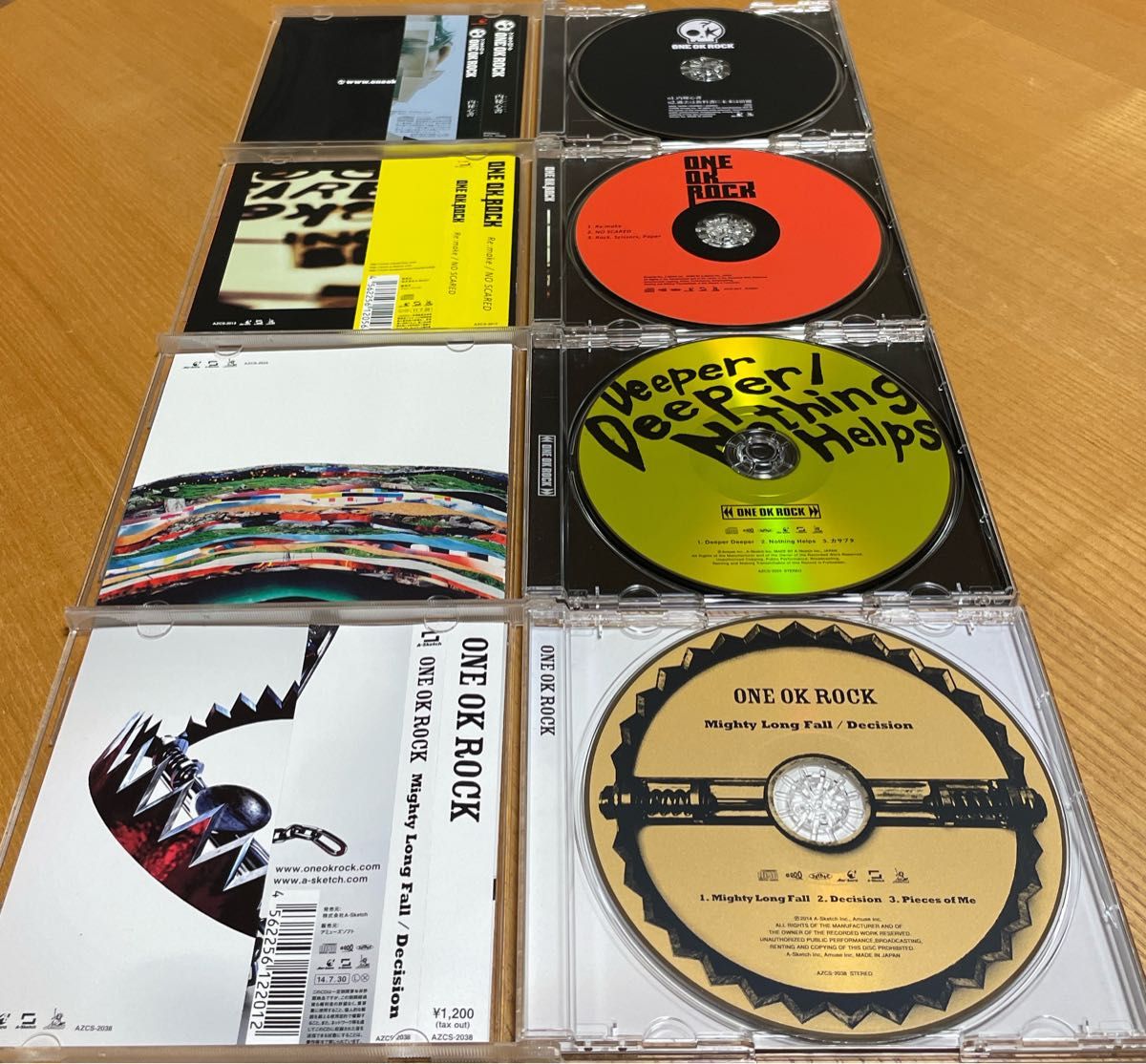 ONE OK ROCK シングルCD4枚セット｜Yahoo!フリマ（旧PayPayフリマ）
