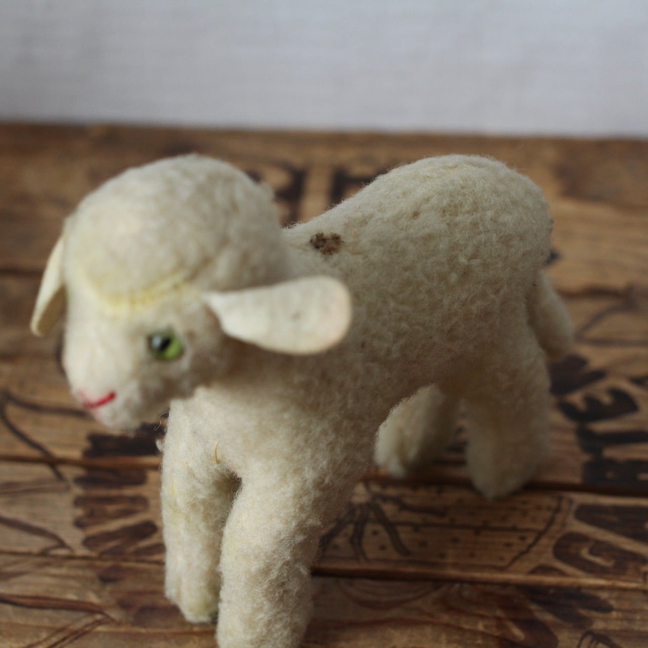 352]アンティークシュタイフ 羊のLamby ランビー 15cm ひつじ/ヒツジ