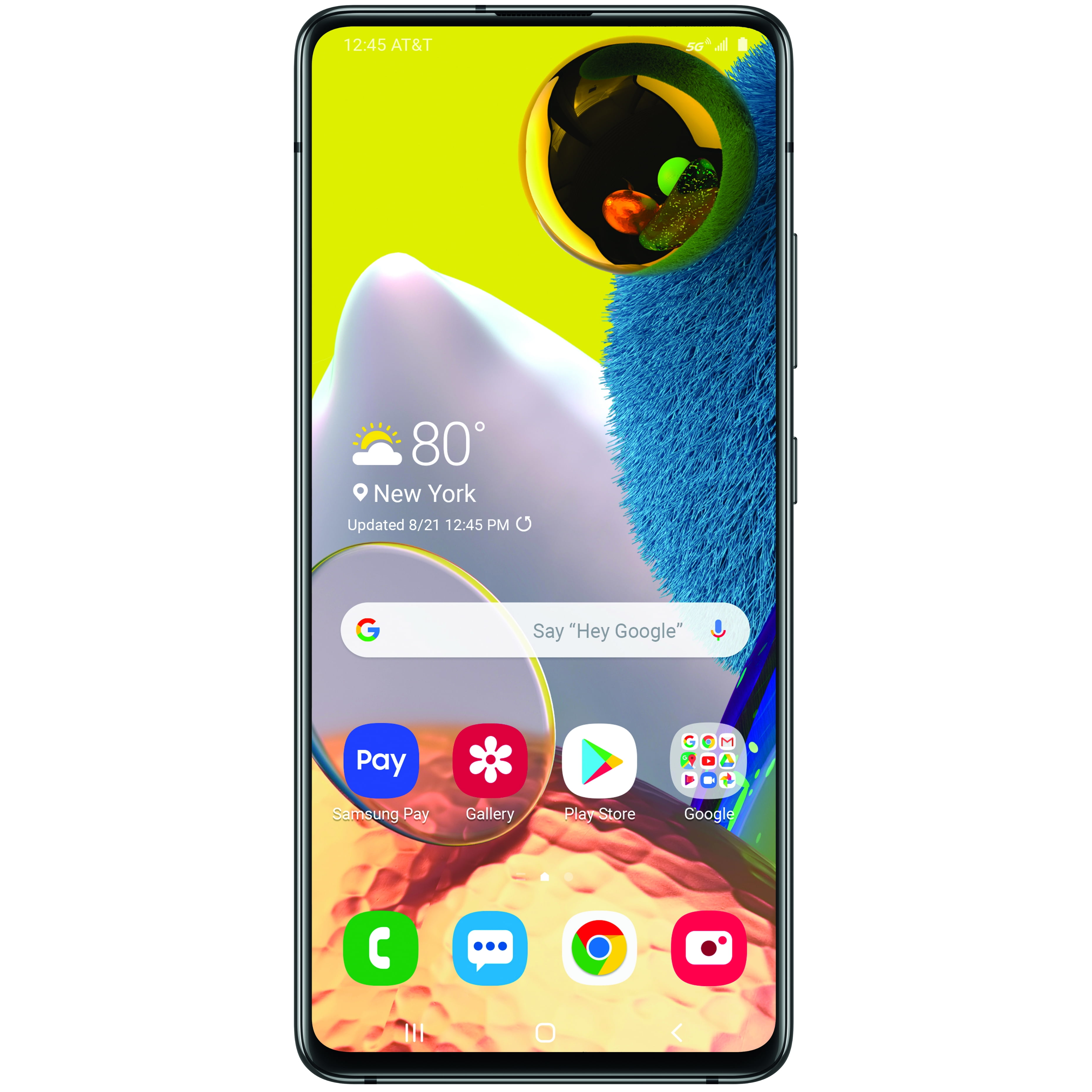 AT&T PREPAID Samsung Galaxy A51 5G 128GB, Prism Crush Black