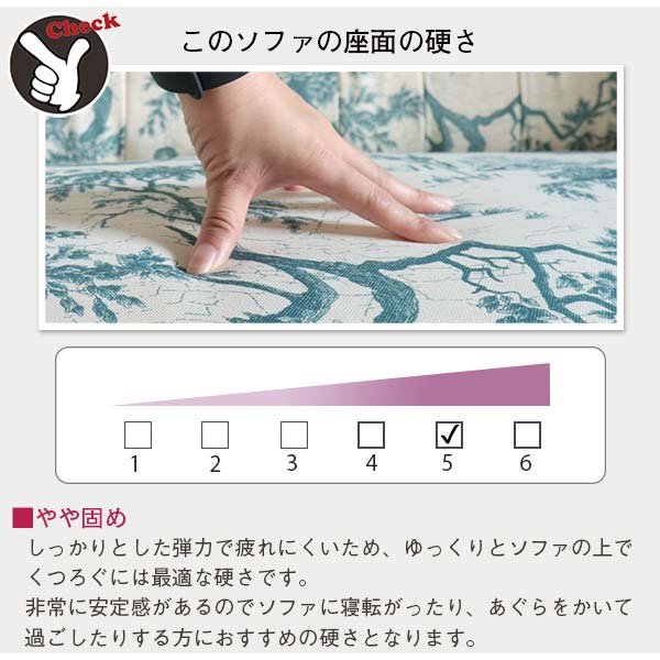 輸入家具 ボヌールチェア ラムズゲイトソファ 一人掛け ブルー(青