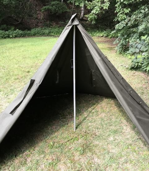 ポーランド軍 87年製 ポンチョテント 軍幕 サイズ2 (Dead Stock