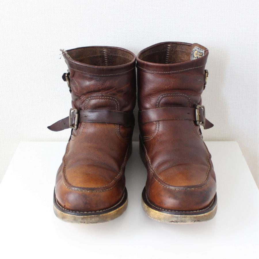 CHIPPEWA（チペワ） ブーツ ショートモックエンジニア 白タグ 茶色
