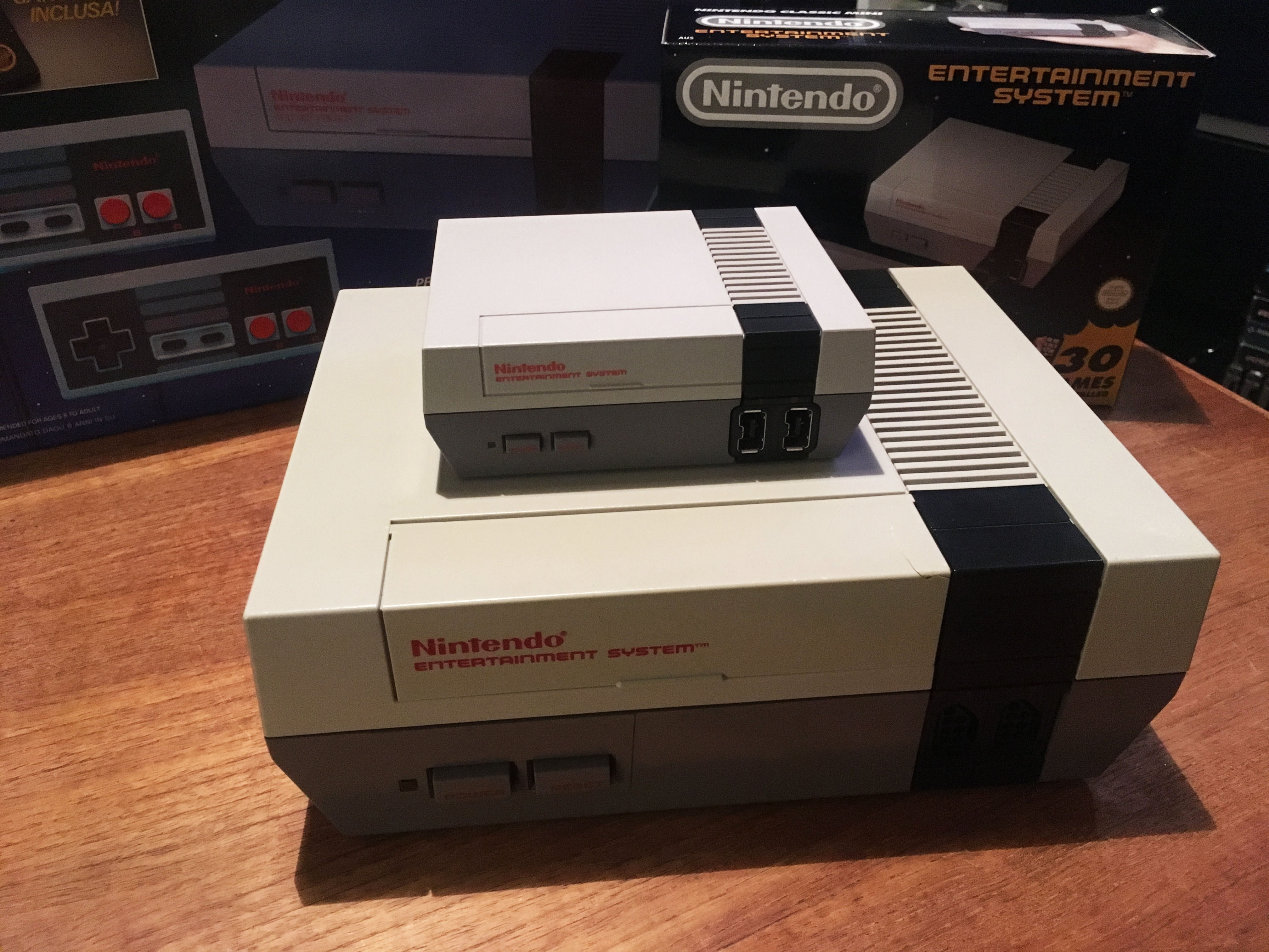 Complete Nintendo Classic Mini collection – with the original