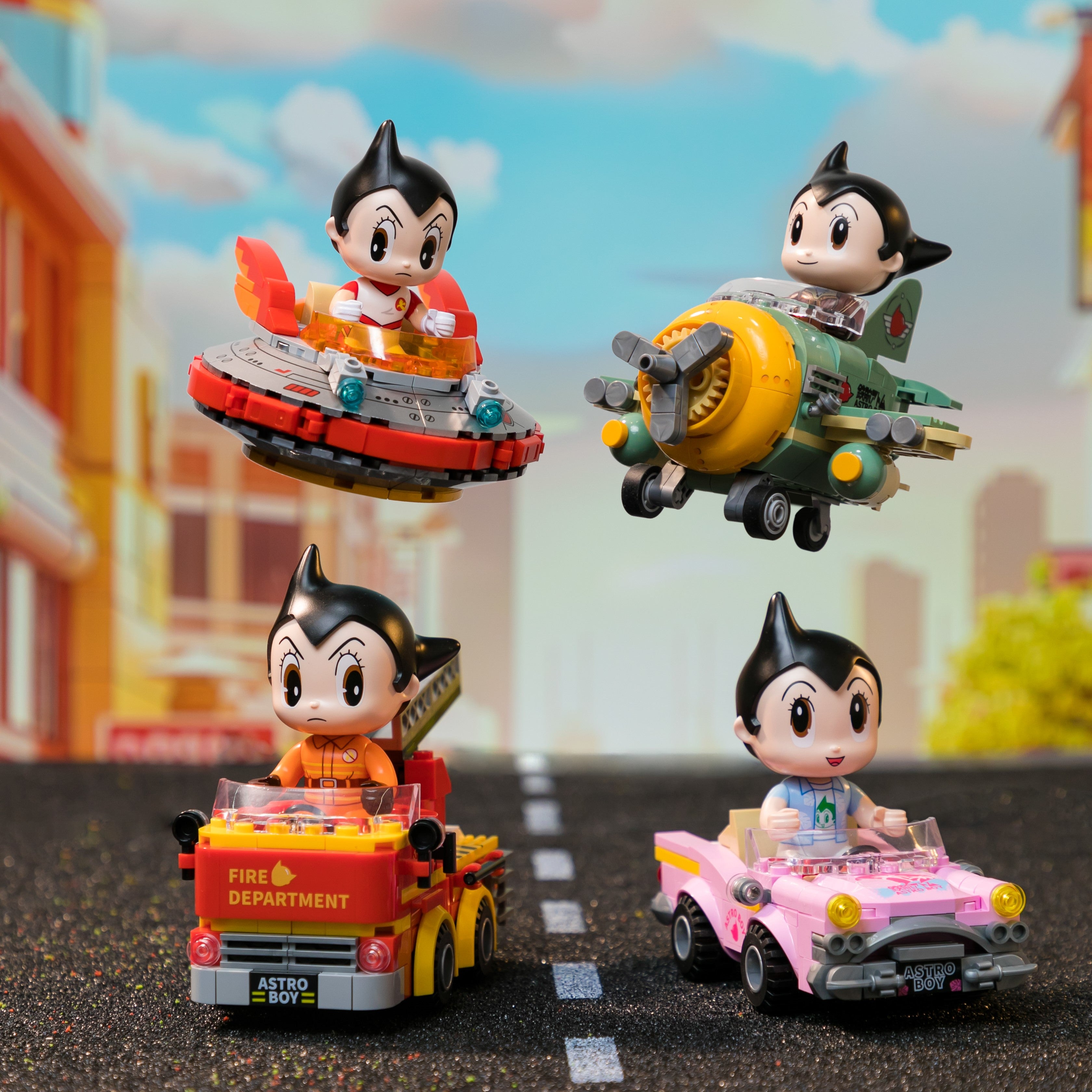 Pantasy Astro Boy Fantastic Car Series 86208 86209 86210 86211