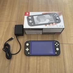 Nintendo Switch Lite グレー 本体 ACアダプター付き - メルカリ
