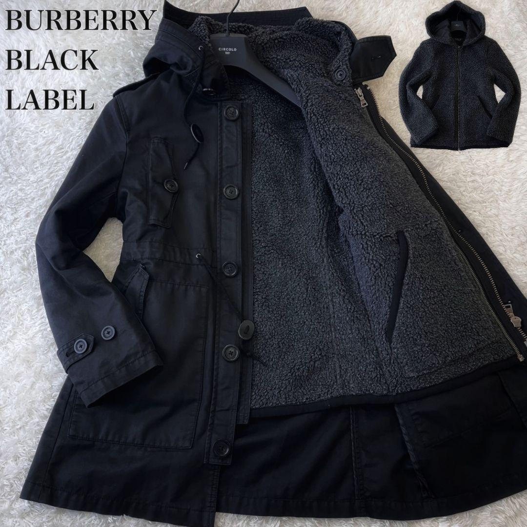 バーバリーブラックレーベル モッズコート ボアパーカー ライナー 3way M バーバリーブラックレーベルのモッズコート人気ランキング！