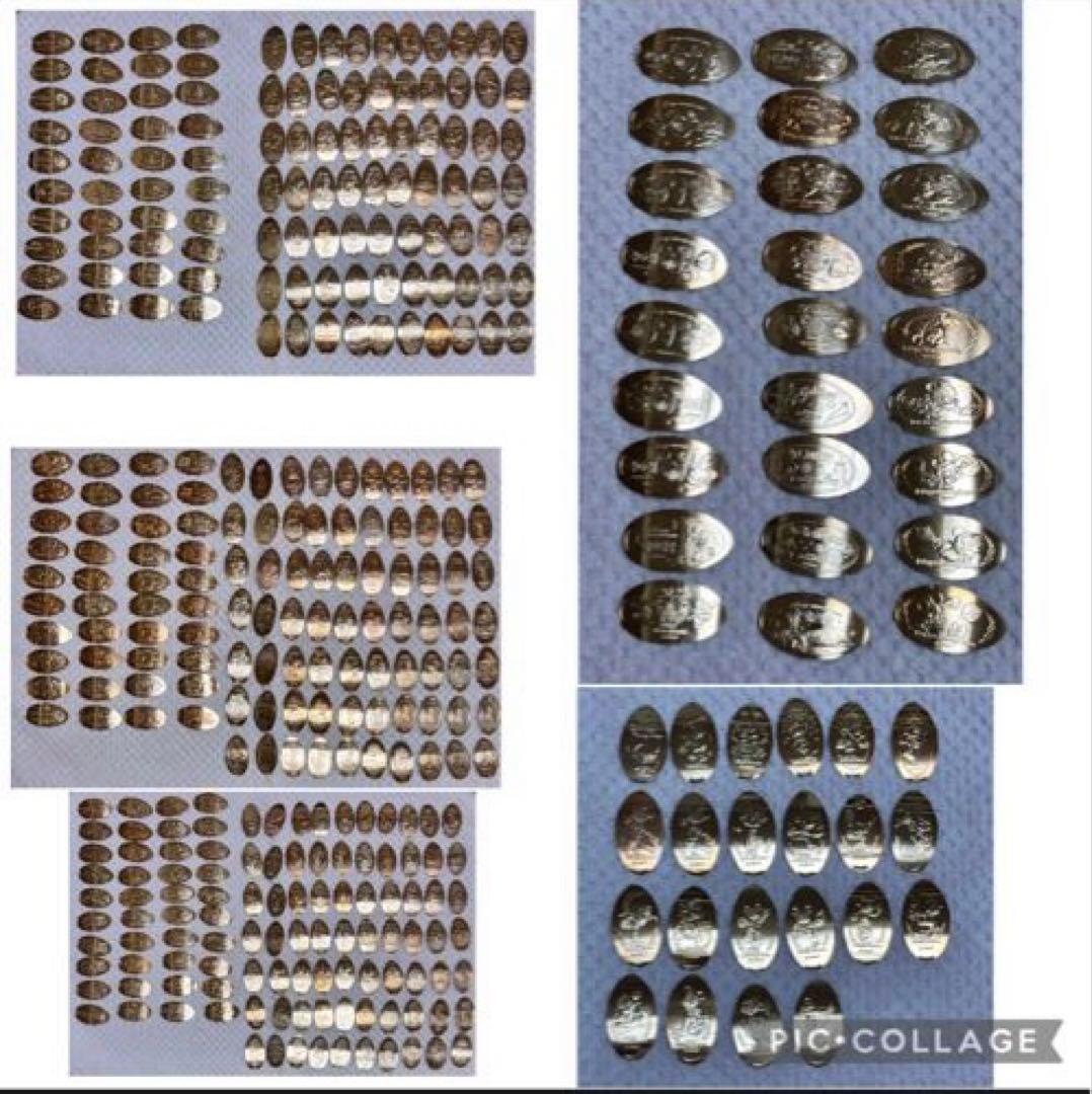 ディズニーリゾート　スーベニアメダル　まとめ売り　379枚　ダブりあり ディズニーリゾート スーベニアメダル まとめ売り 379枚 ダブりあり