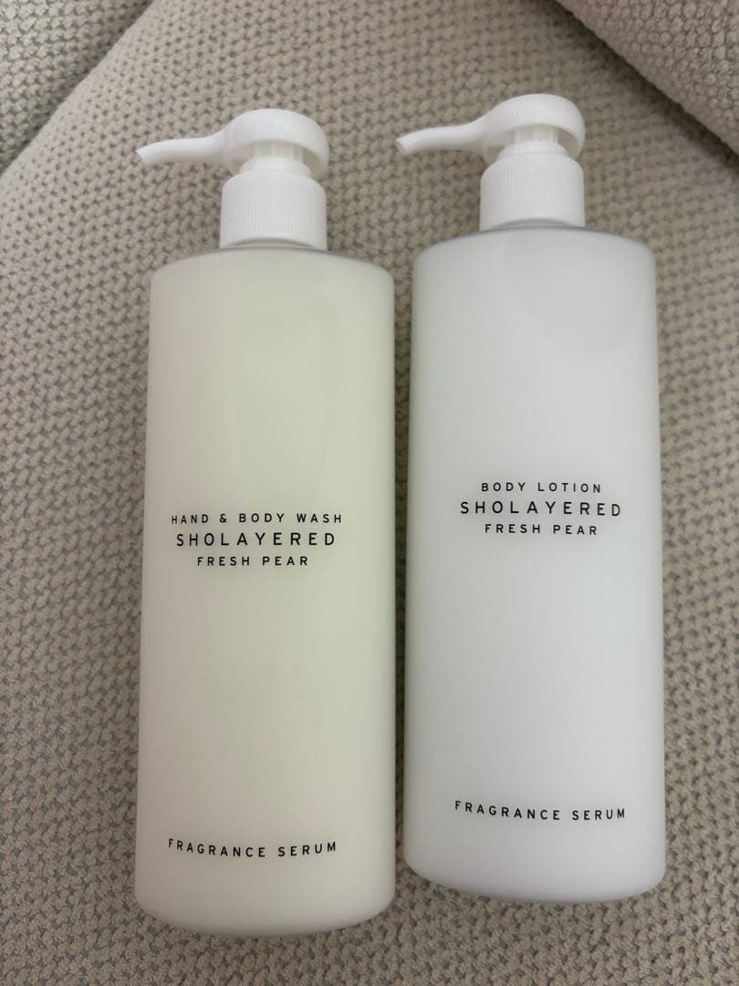 新品❗️SHOLAYERED FRESH PEARボディローション＆ウォッシュ SHOLAYERED ボディローション｜フレッシュペア