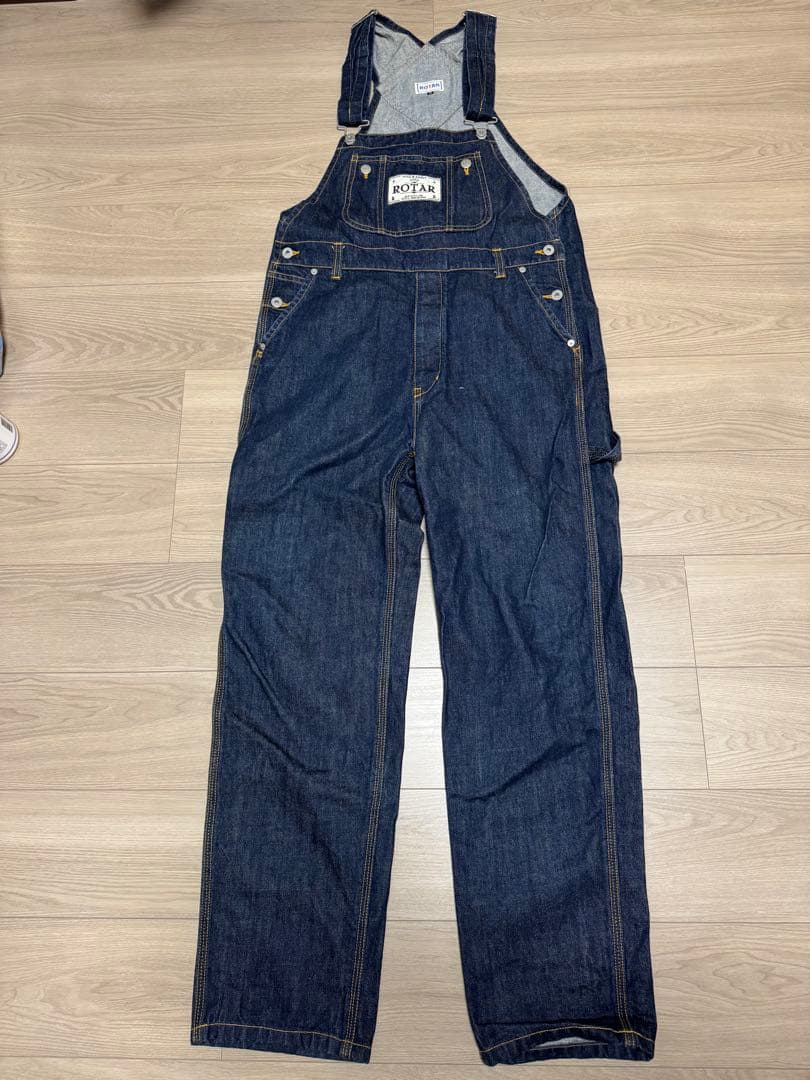 ROTAR デニム オーバーオール　ルードギャラリー　ローター　ワーク ROTAR（ローター）の「Herringbone overalls / オーバーオール