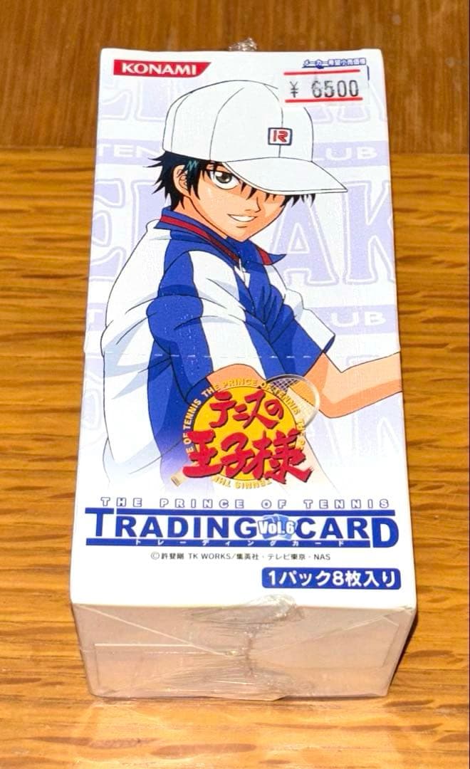 絶版未開封BOXテニスの王子様　トレーディングカード　Vol.6 当時物 絶版 テニスの王子様 カード Vol.6 長すぎるタイブレーク