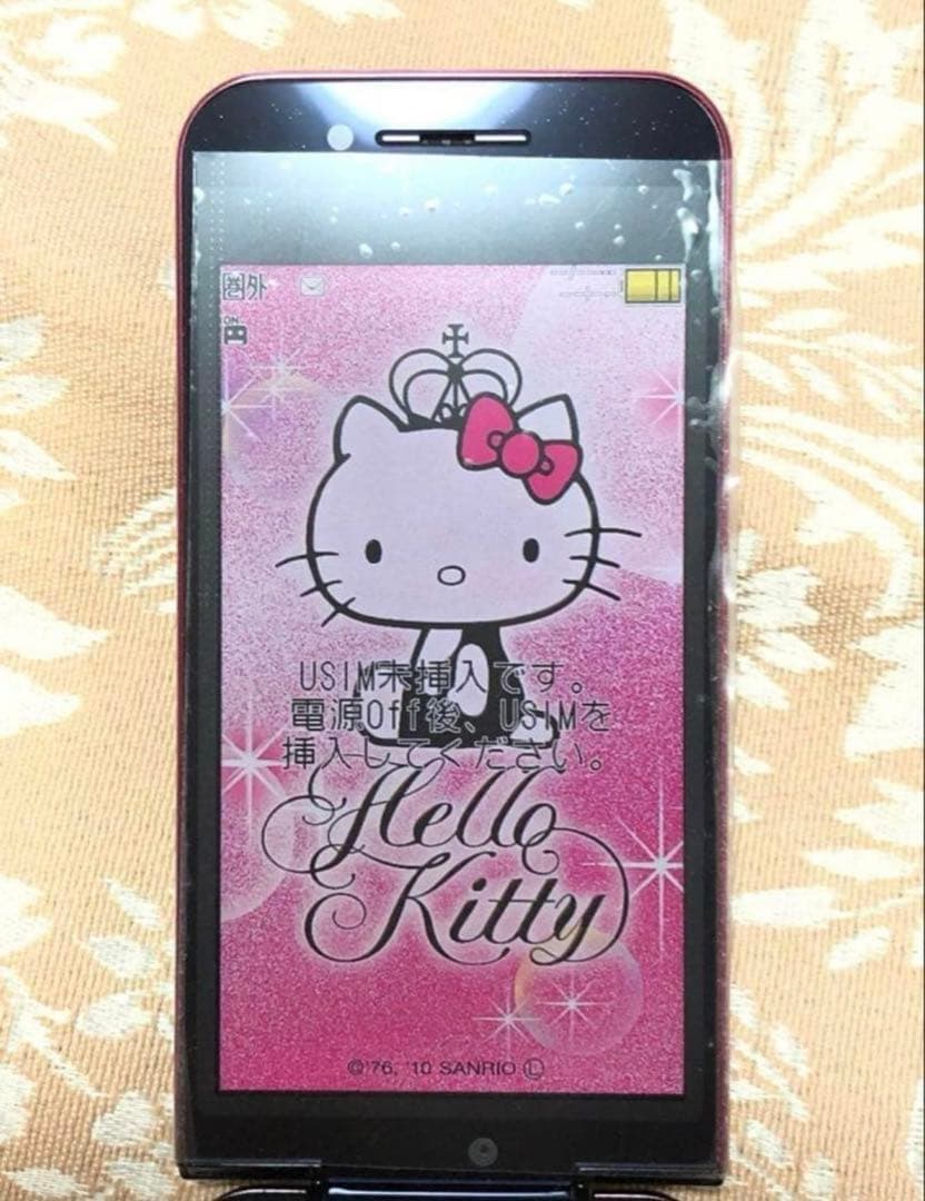 SoftBank＊ハローキティ携帯＊942SH KT ロゼ.ノワール ソフトバンクモバイル株式会社向け3G/GSM携帯電話 ＜THE PREMIUM5